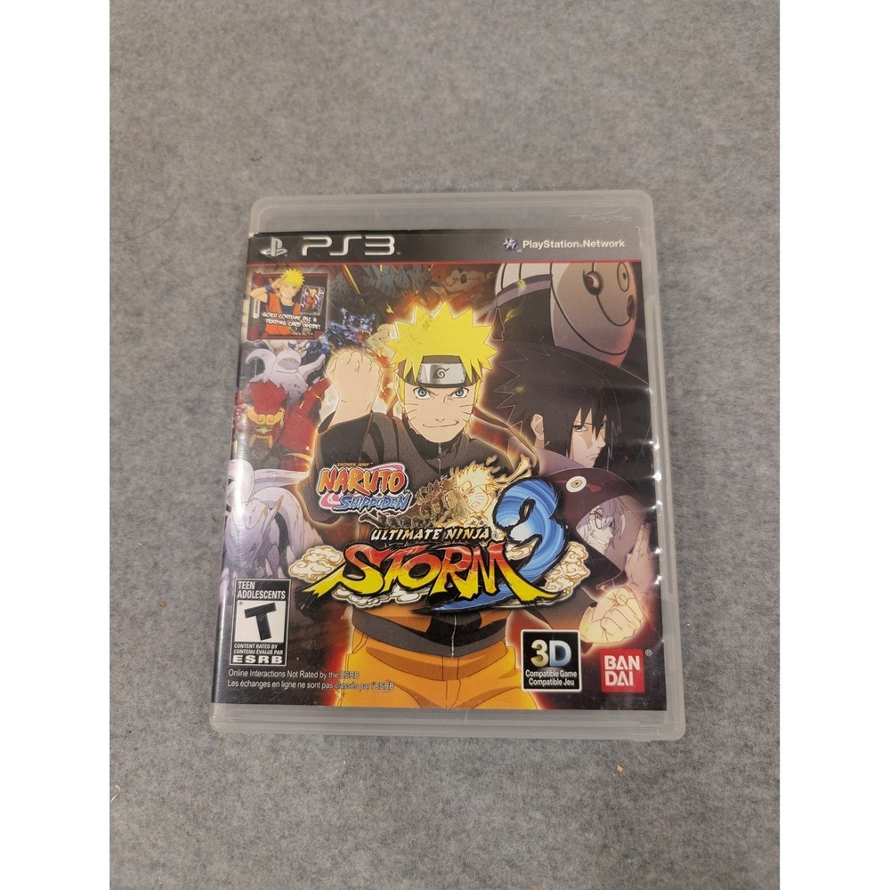 Naruto Shippuden Ultimate Ninja Storm 3 Sony PlayStation 3 PS3 Fighting Game - Picture 1 of 3